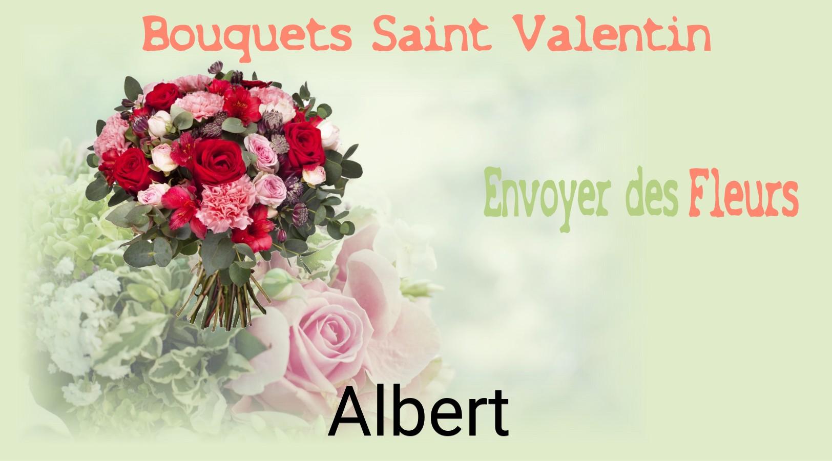 Roses de Saint-Valentin livrées à Albert